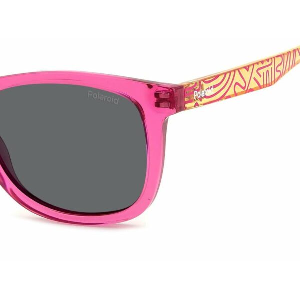 Unisex Sunglasses Polaroid PLD 8060_S Pink - Image 3