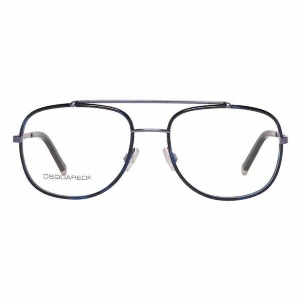 Men'Spectacle frame Dsquared2 DQ5073-092-53 Blue (Ø 53 mm) (ø 53 mm) - Image 3