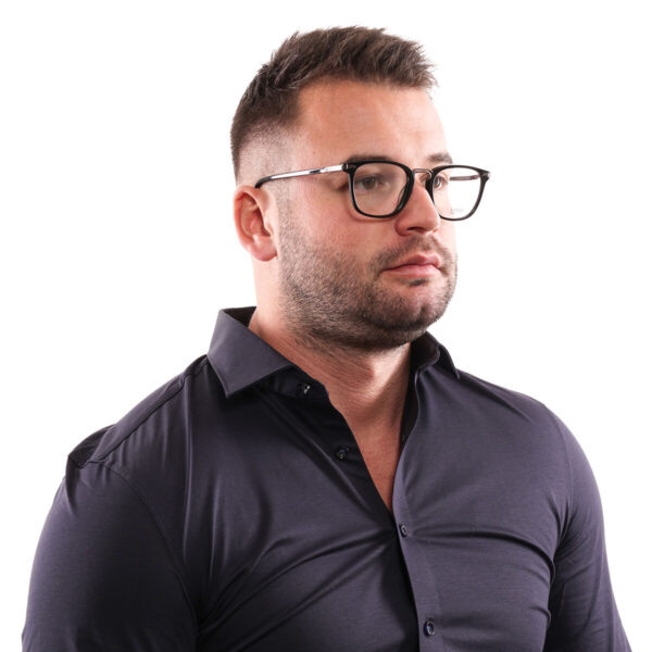 Unisex' Spectacle frame Lozza VL4152 500BLK - Image 5