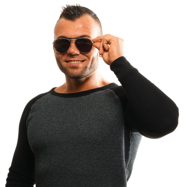 Men's Sunglasses Ermenegildo Zegna ZC0020 15A57 - Image 3