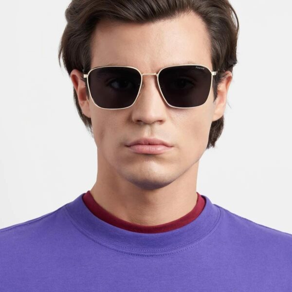 Unisex Sunglasses Polaroid PLD-4120-G-S-X-LOJ Golden ø 59 mm - Image 5