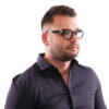 Unisex' Spectacle frame Lozza VL4123 450BLK - Image 5