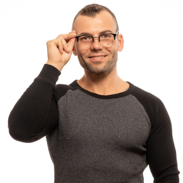 Unisex' Spectacle frame Lozza VL4145 480BLK - Image 5