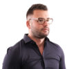 Unisex' Spectacle frame Lozza VL4146 523AMY - Image 5