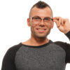 Men' Spectacle frame Omega OM5026 55001 - Image 4