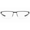Men' Spectacle frame Under Armour UA-5049-G-08AF716 Black ø 57 mm - Image 2