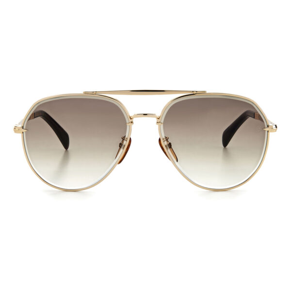 Men's Sunglasses David Beckham DB-7037-G-S-06J-9K Golden Ø 61 mm - Image 2