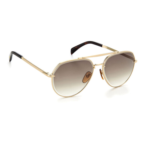 Men's Sunglasses David Beckham DB-7037-G-S-06J-9K Golden Ø 61 mm - Image 3